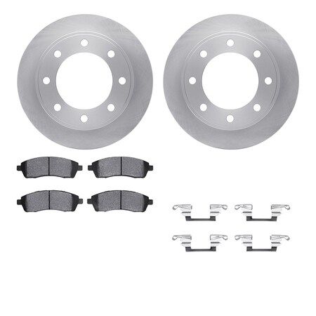 Dynamic Friction Co 6512-99447, Rotors with 5000 Advanced Brake Pads includes Hardware 6512-99447